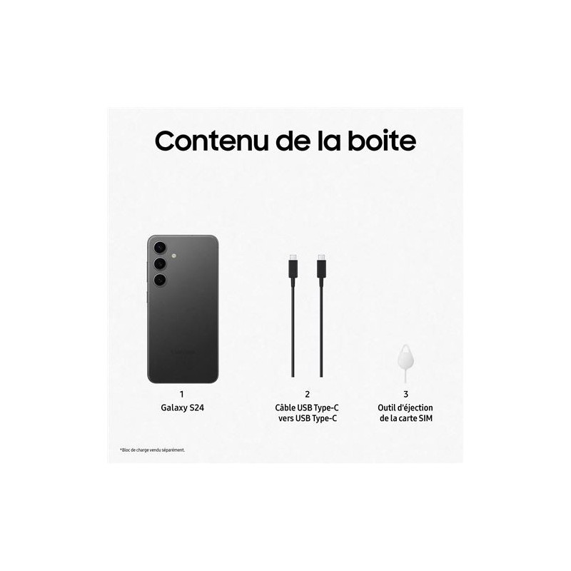 Galaxy S24 256 Go Noir