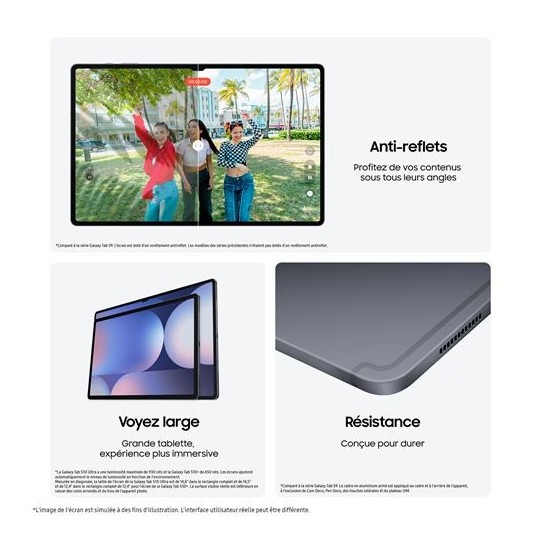 Galaxy Tab S10 Ultra Wifi 256 Go Argent