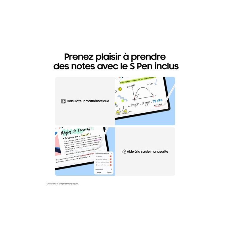 Galaxy Tab S10 FE Wifi 128 Go Gris