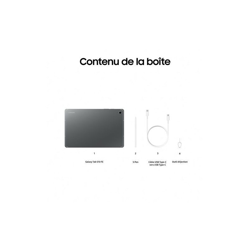 Galaxy Tab S10 FE Wifi 128 Go Gris