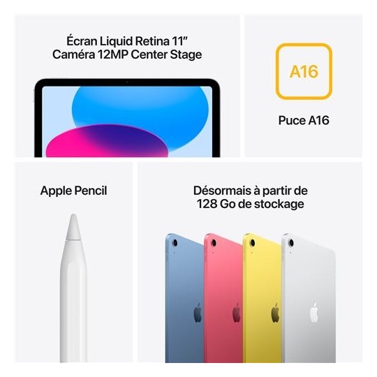iPad 2025 128 Go Jaune Neuf Apple | Grossiste Tablettes Apple iPad