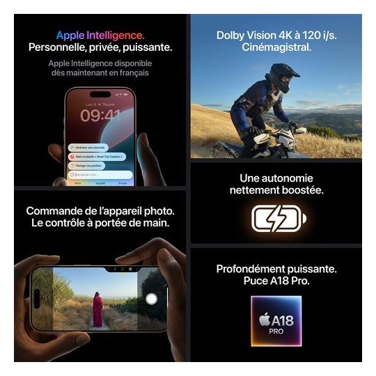 iPhone 16 Pro Max 256 Go Titane Sable