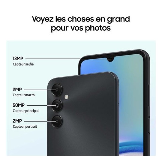 Galaxy A05s 128 Go Argent