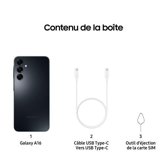 Galaxy A16 128 Go Bleu Nuit