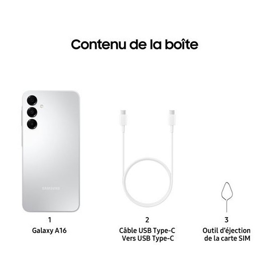 Galaxy A16 128 Go Gris