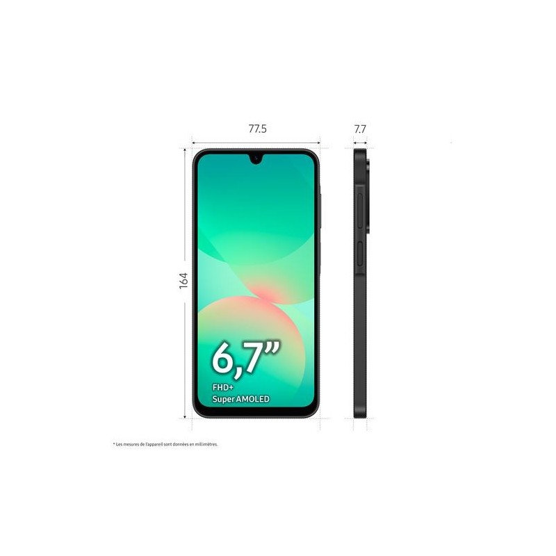 Galaxy A26 5G 256 Go Noir
