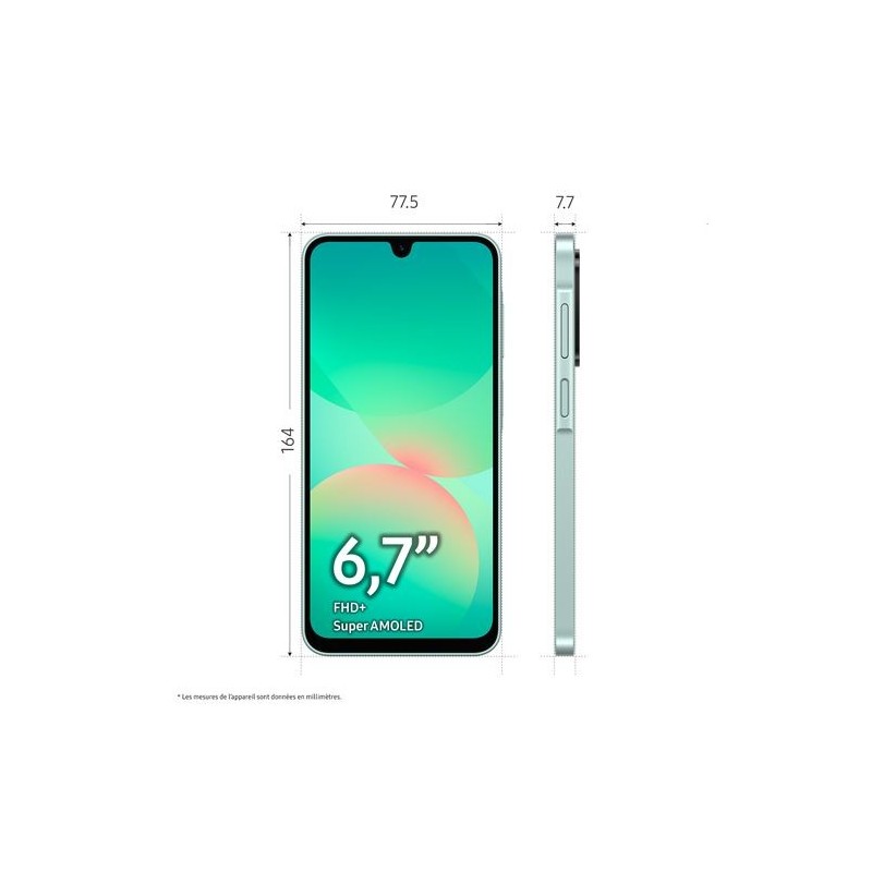Galaxy A26 5G 256 Go Vert
