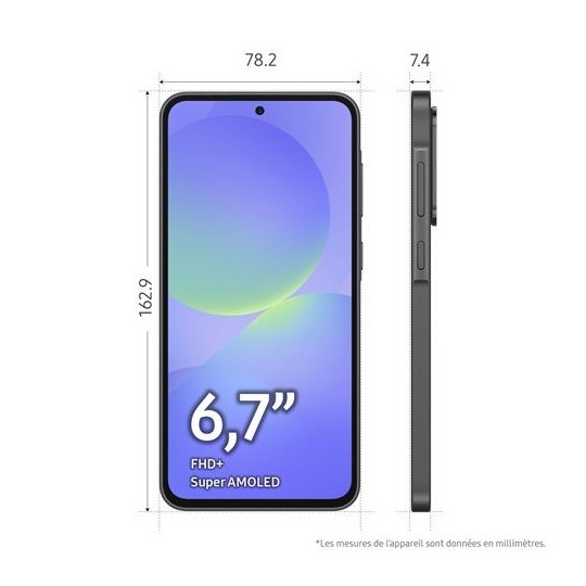 Galaxy A36 5G 256 Go Noir