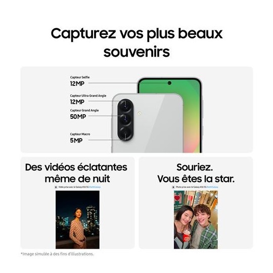 Galaxy A56 5G 128 Go Graphite