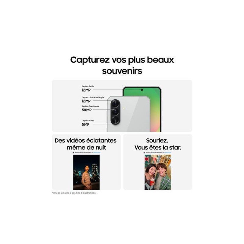 Galaxy A56 5G 256 Go Graphite