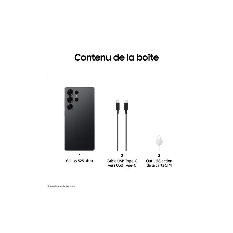 Galaxy S25 Ultra 512 Go Argent Titane