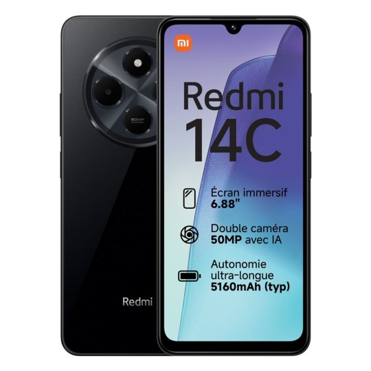Xiaomi Redmi 14C 128 Go Noir